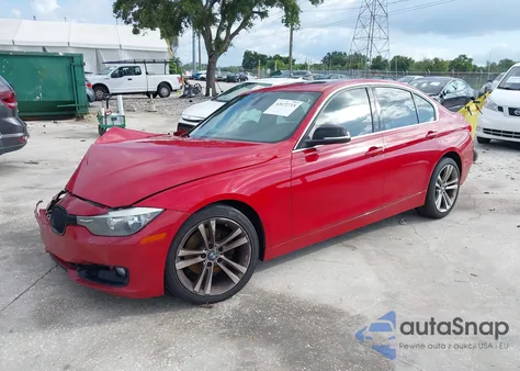 2015 BMW 328 из США, поврежденный, VIN WBA3A5C51FF607512